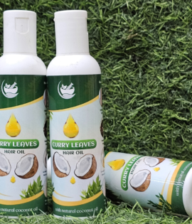 Coorg Natural Curry Leaves with Natural Coconut Hair Oil