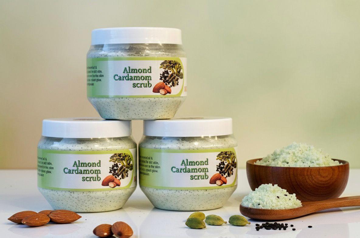 Almond Cardamom Scrub