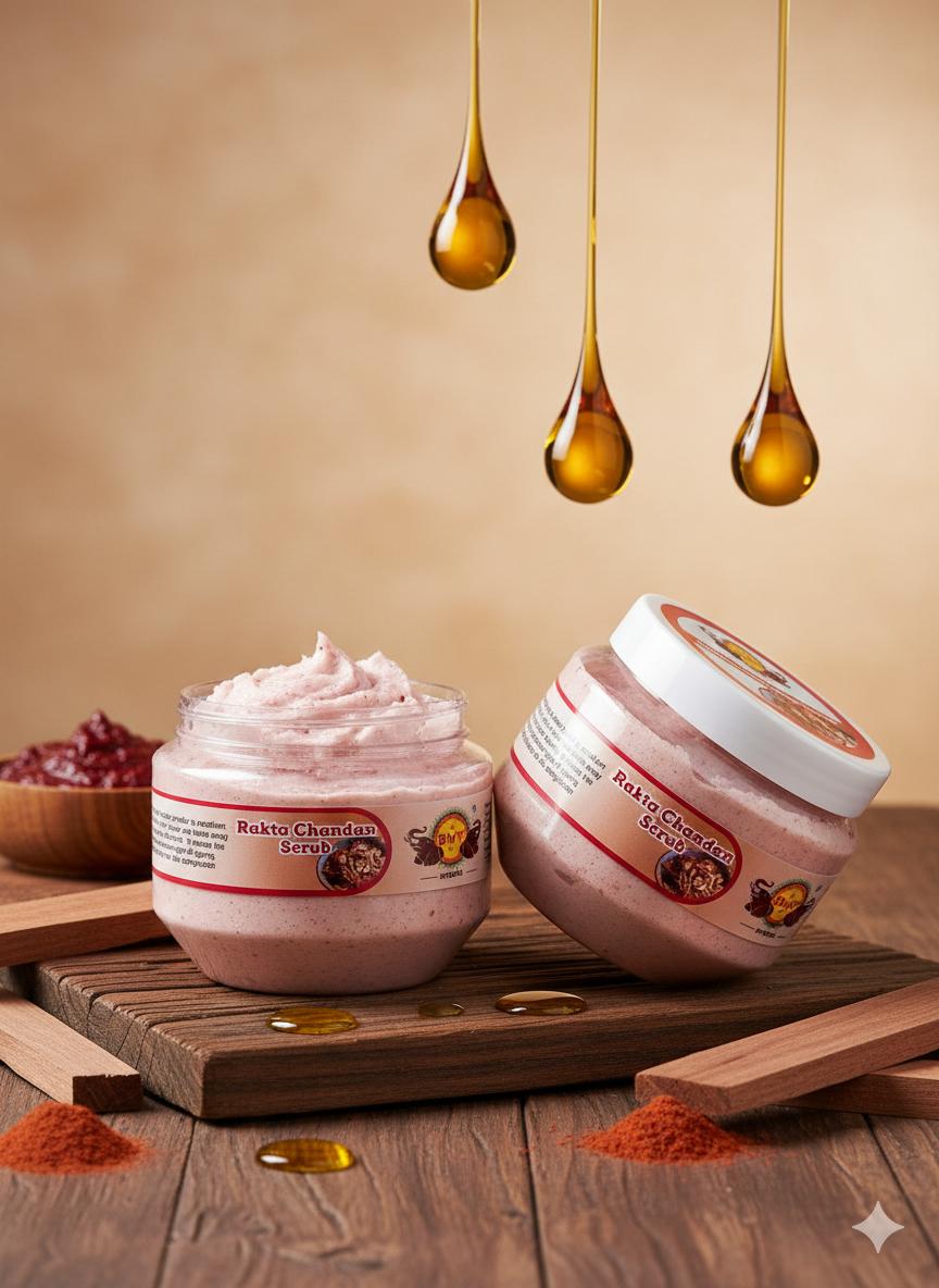 Rakhtha Chandan Face Scrub