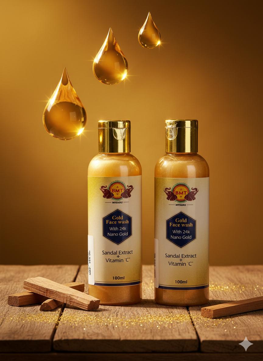 Gold Face Wash  Sandal