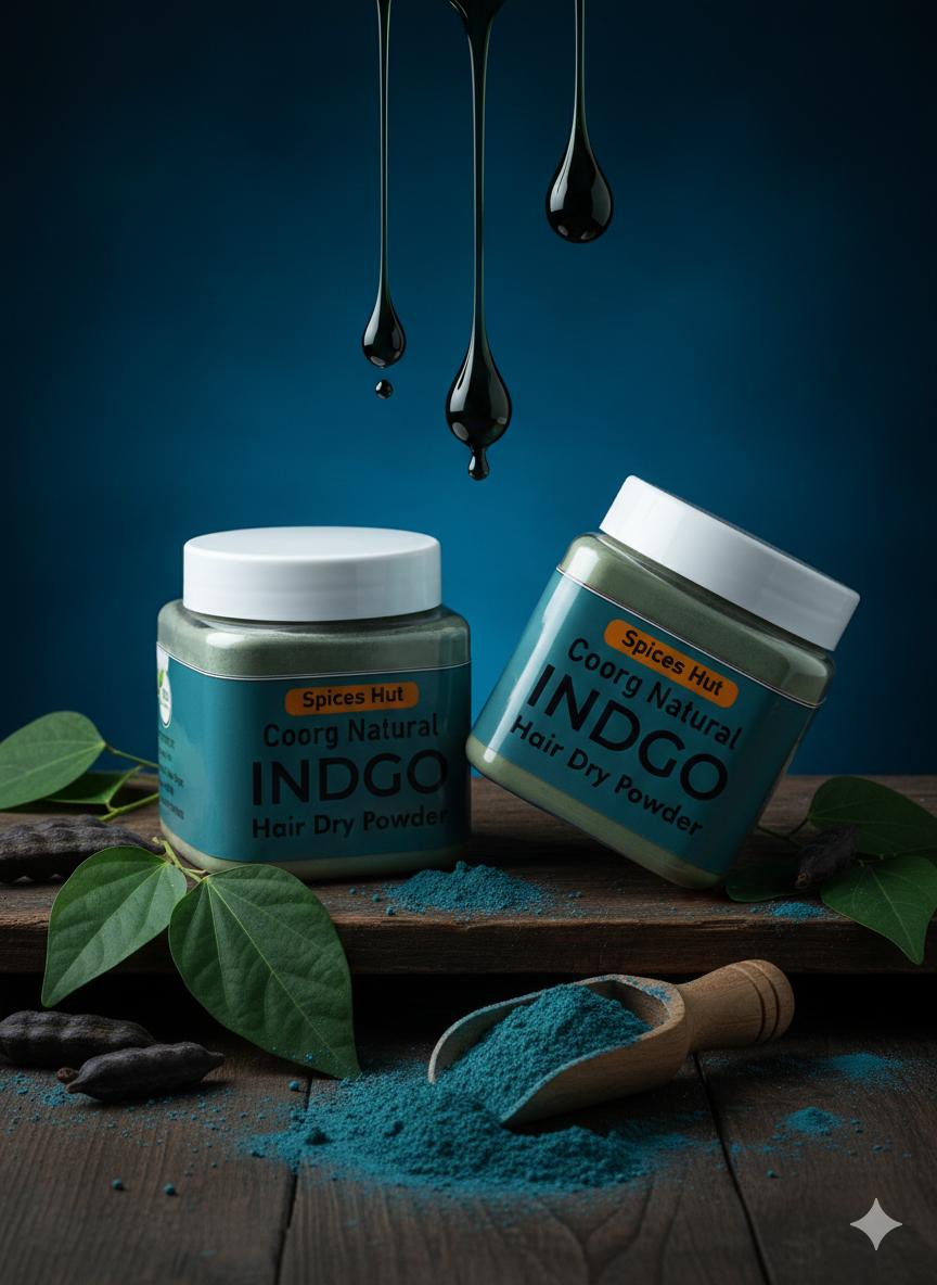 Indigo Hair Dry Powder
