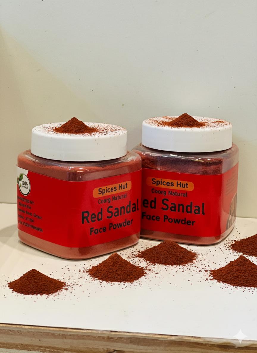 Red Sandal Face Powder